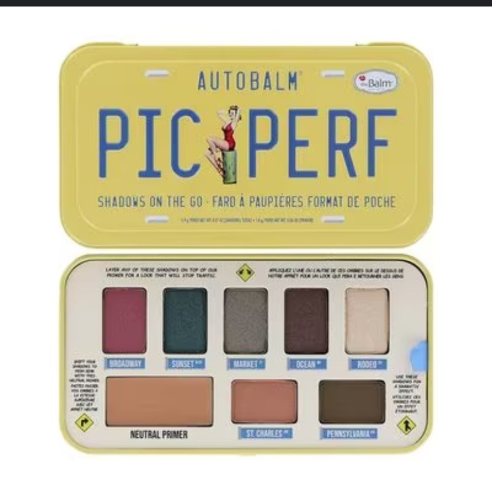 Autobalm Pic Perf Eyeshadow Palette The Balm 
Eyeshadow Palette 8 Colors makeup